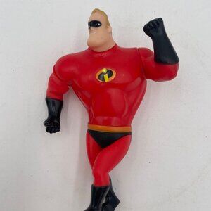 Mr. Incredible Action Figure Disney Pixar 2018 McDonalds Toy 4 Inches Red  Black